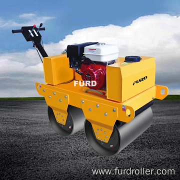 Double drum hand vibratory road roller machine Double drum hand vibratory road roller machine